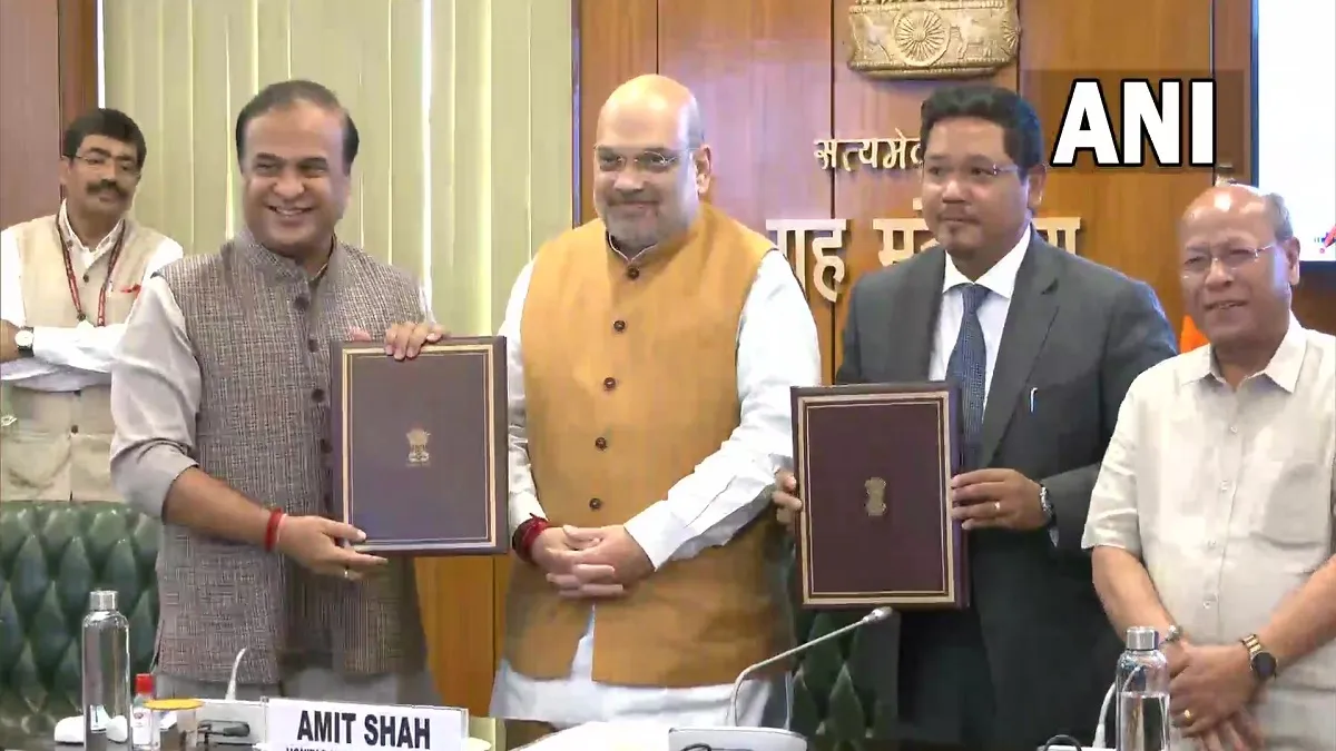 Assam,Meghalaya sign agreement to resolve border dispute- India TV Hindi