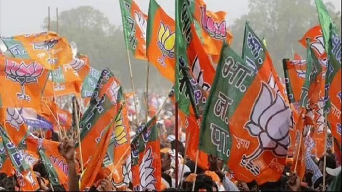 BJP party flag- India TV Hindi