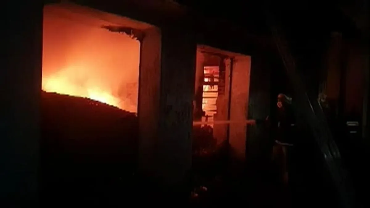 Telangana Godown Fire- India TV Hindi