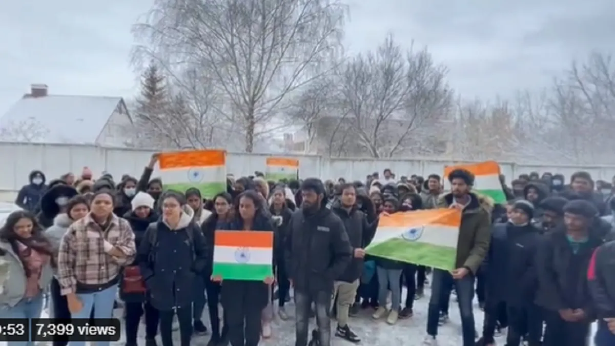 Indian students at Sumy State University- India TV Hindi