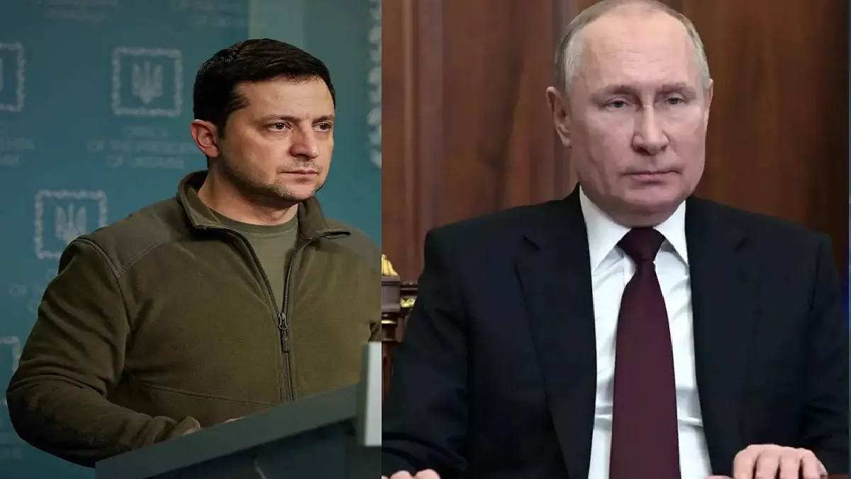 Ukrainian President Volodymyr Zelensky and Russian President Vladimir Putin- India TV Hindi