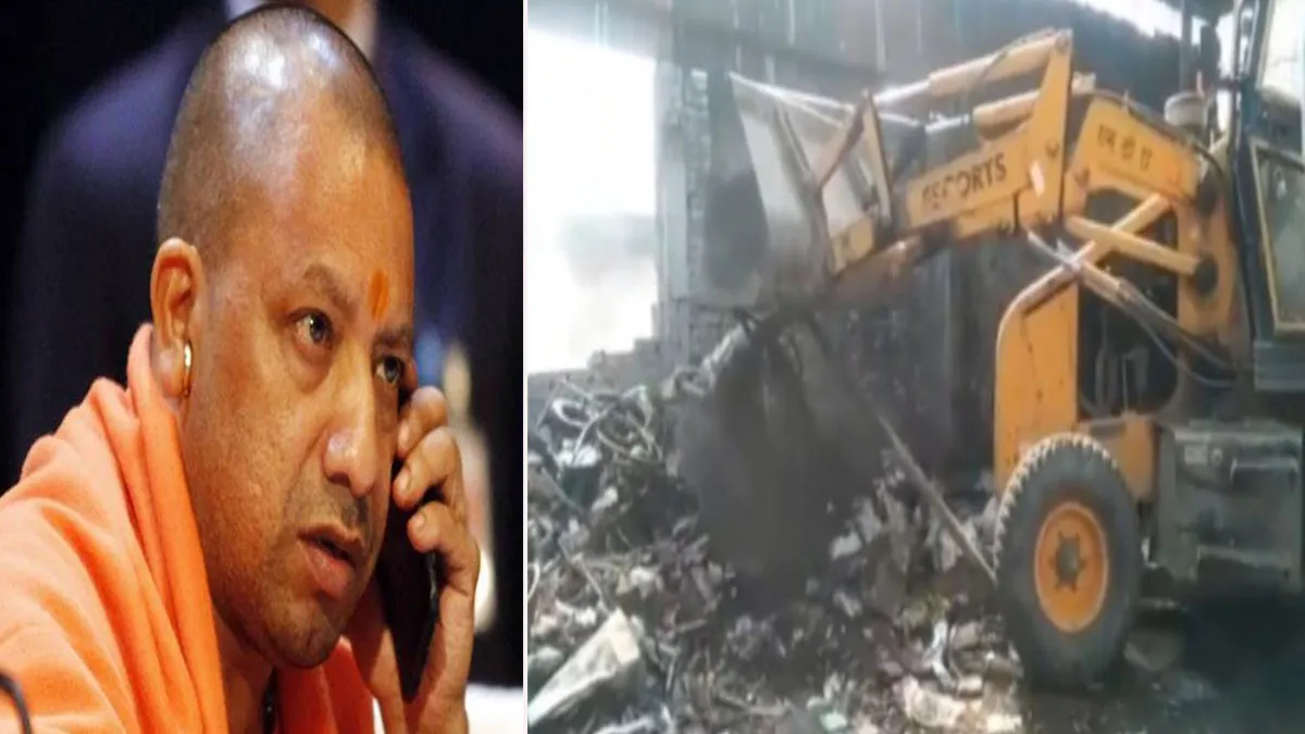 Yogi's bulldozer back in action - India TV Hindi