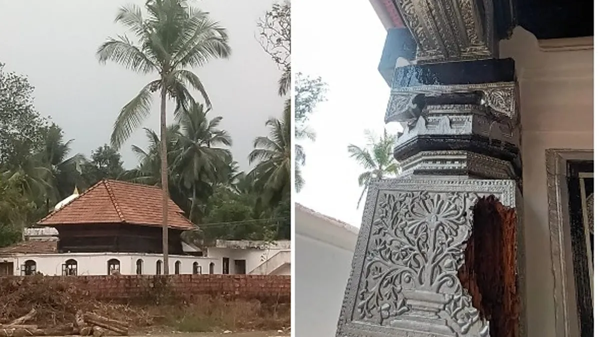 Temple like structure found under mosque in Mangaluru's Malali- India TV Hindi