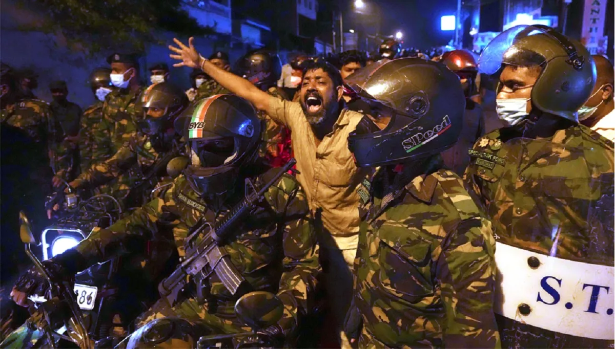 Protest in Sri Lanka - India TV Hindi