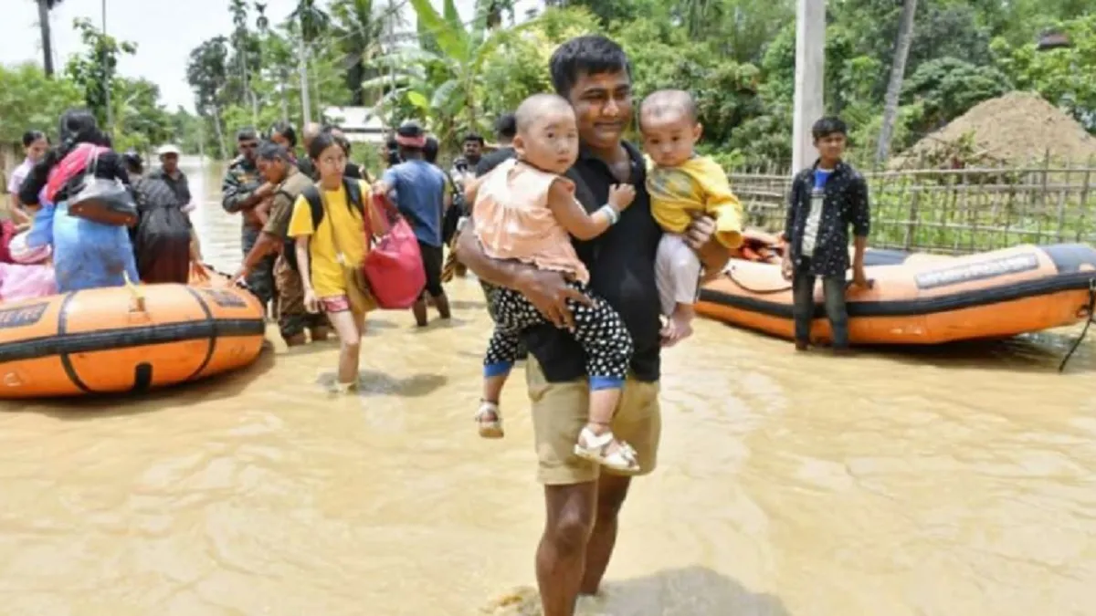 Flood in assam- India TV Hindi