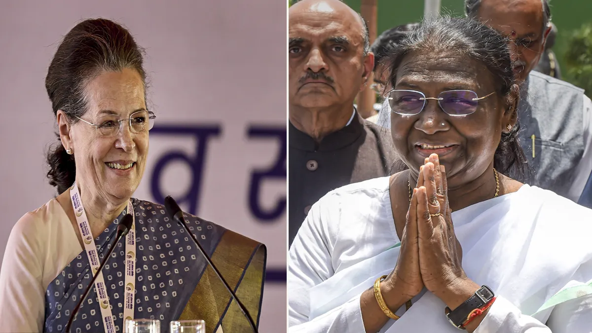 Sonia Gandhi and Draupadi Murmu- India TV Hindi