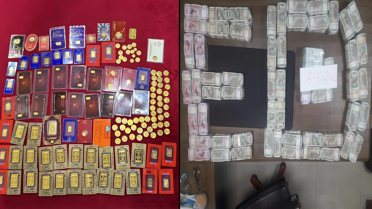 ED seized Rs 2.82 crores of cash & 133 gold coins - India TV Hindi