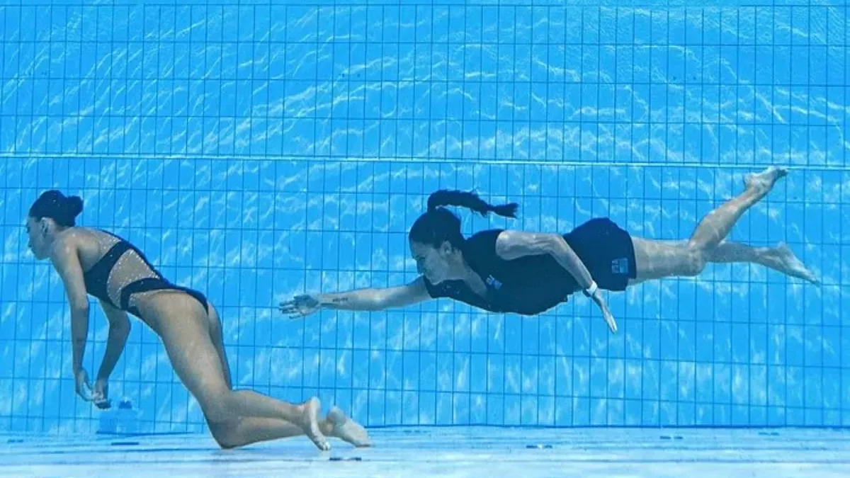 USA swimmer Anita Alvarez rescued by coach ndrea Fuentes- India TV Hindi