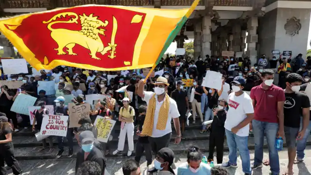 Sri Lankan protesters- India TV Hindi