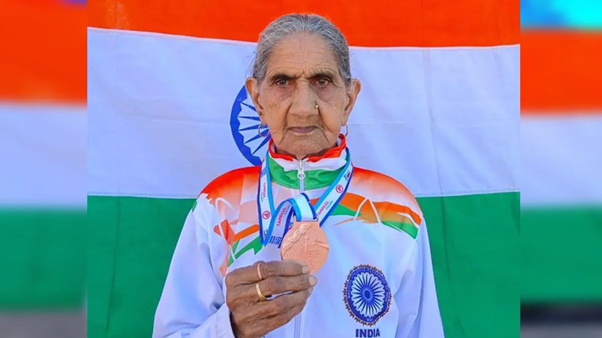 94-year-old sprinter Dadi wins gold medal in World Masters Athletics  Championship- India TV Hindi