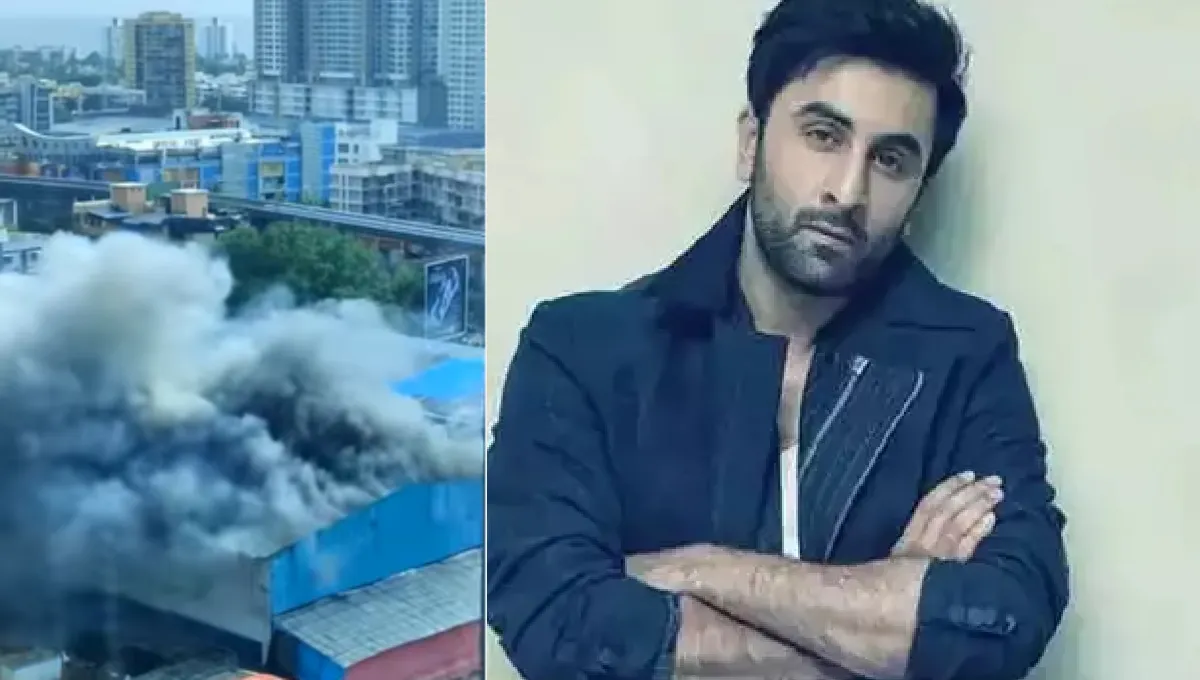 Ranbir Kapoor Set Catches Fire- India TV Hindi