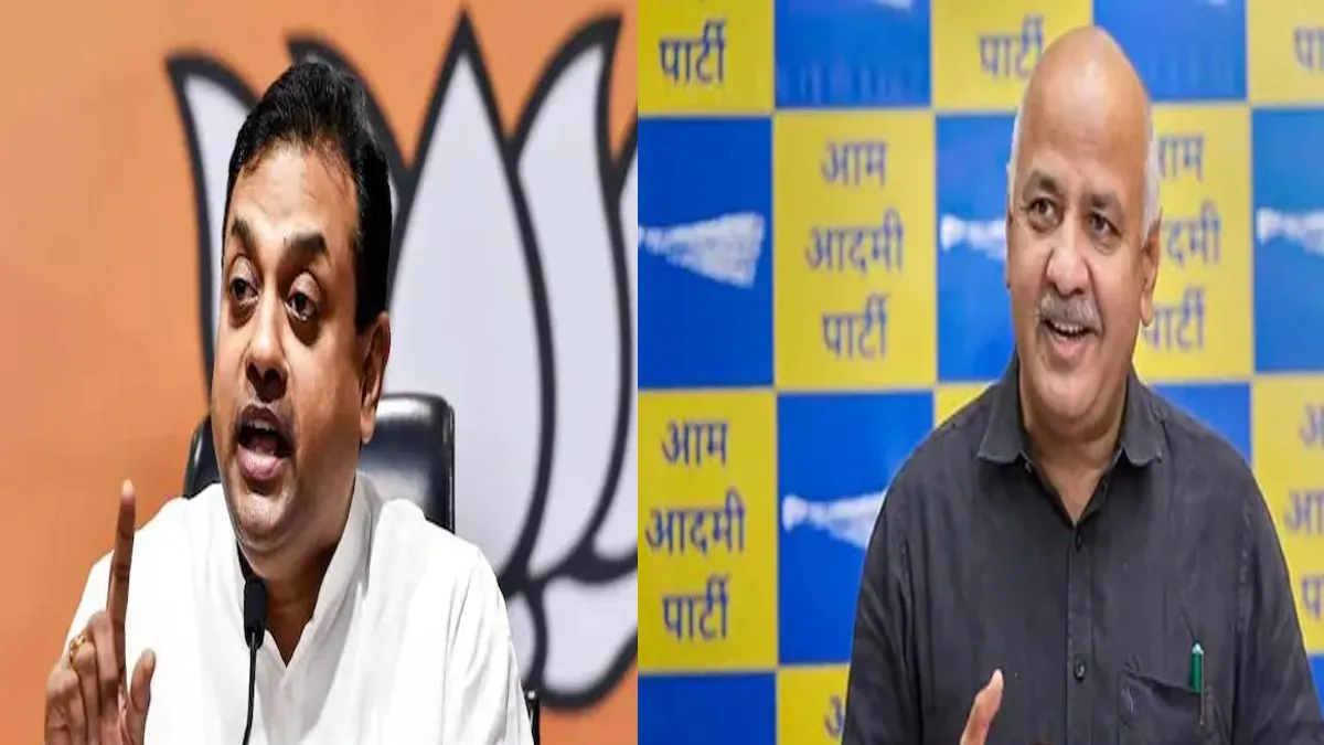 BJP Spokesperson Sambit Patra And Delhi Deputy Chief Minister Manish Sisodia(File Photo)- India TV Hindi