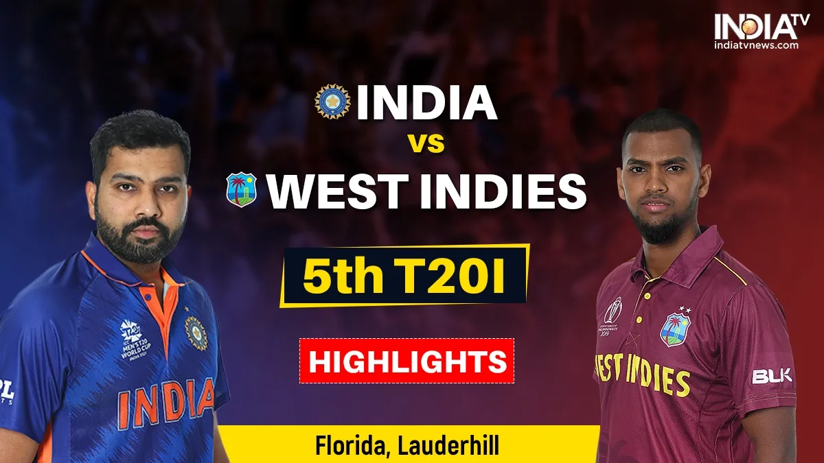 IND vs WI 5th T20I- India TV Hindi