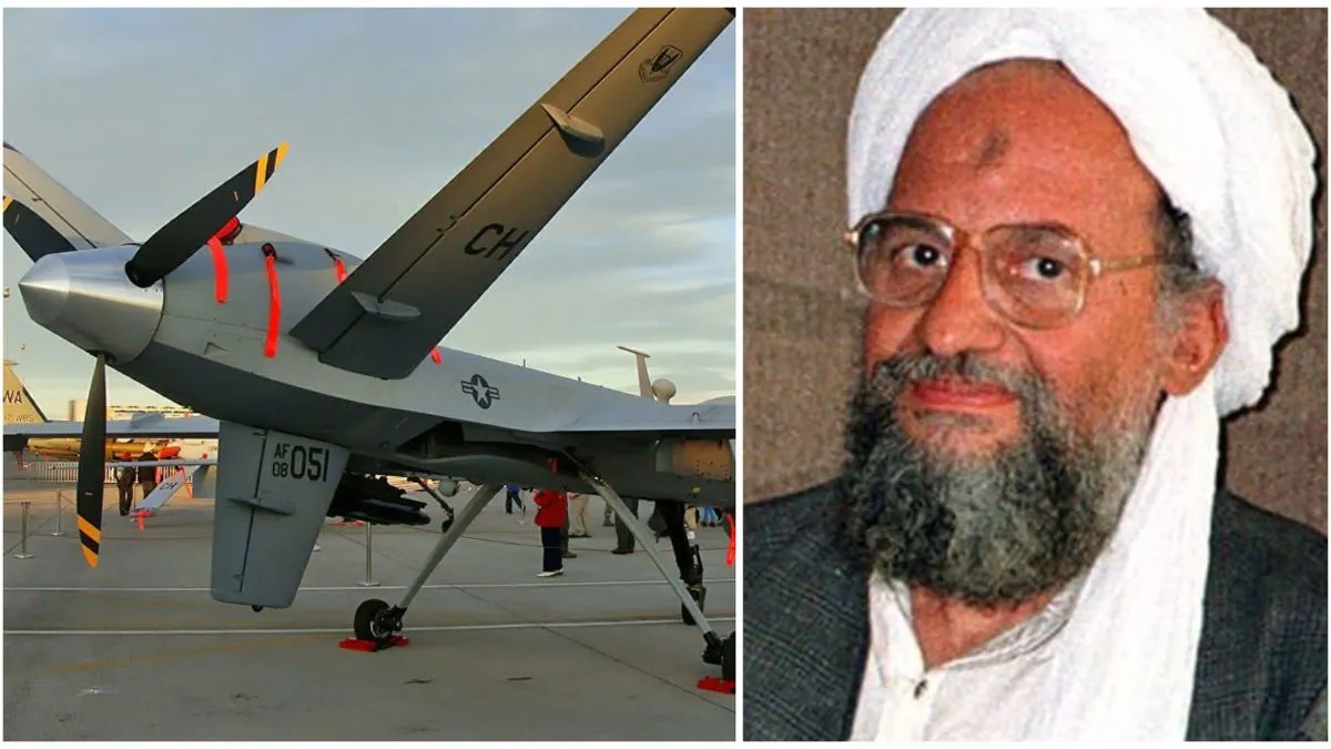 Al Zawahiri killed by MQ 9 Reaper AS Drone- India TV Hindi