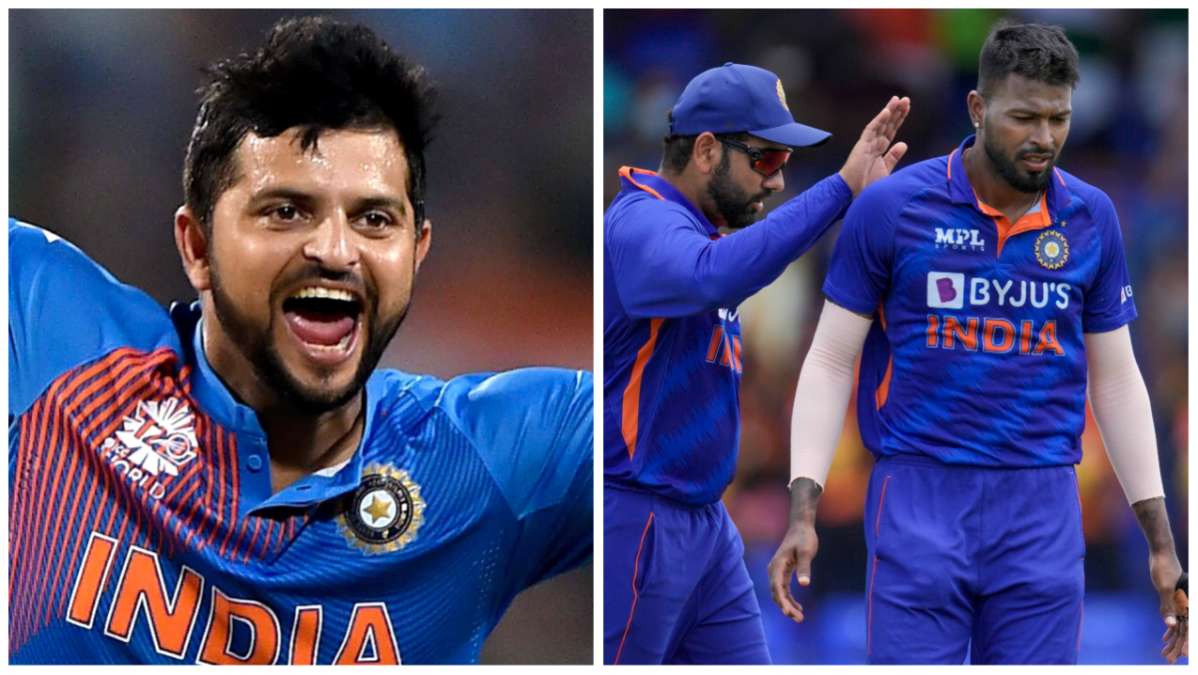 IND vs WI Hardik Pandya reached equal to Rohit Sharma and Suresh Raina cricket news hindi IND vs WI : रोहित शर्मा और सुरेश रैना की बराबरी पर पहुंचे हार्दिक पांड्या, जानिए ऐसा क्या कर दिया - India TV Hindi News