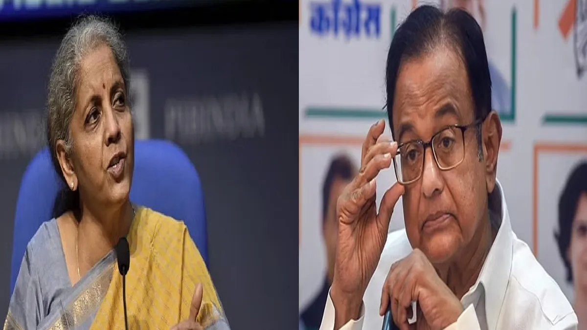 Finance Minister Nirmala Sitharaman and Former Finance Minister P Chidambaram(File Photo)- India TV Hindi
