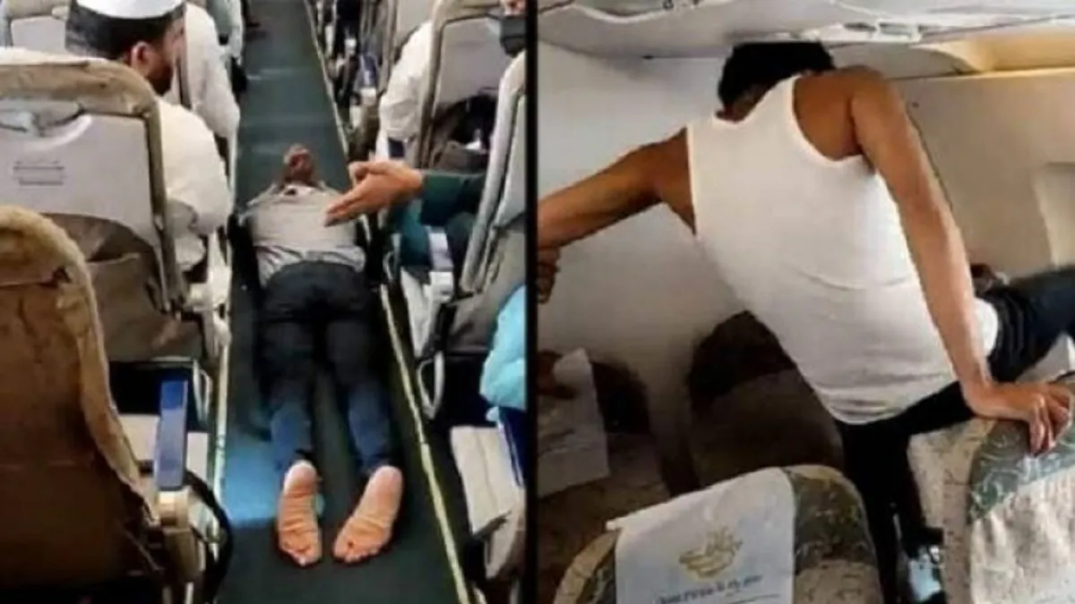 Man tries to offer namaz in flight gets violent when stopped- India TV Hindi
