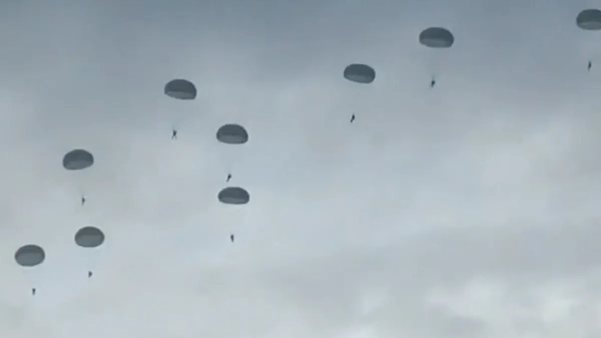 Nigeria paratroopers, Nigeria paratroopers practice, Nigeria paratroopers Abuja- India TV Hindi