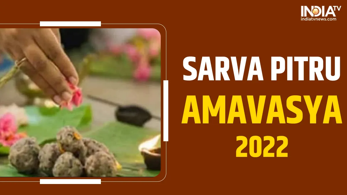 Sarva Pitru Amavasya 2022- India TV Hindi