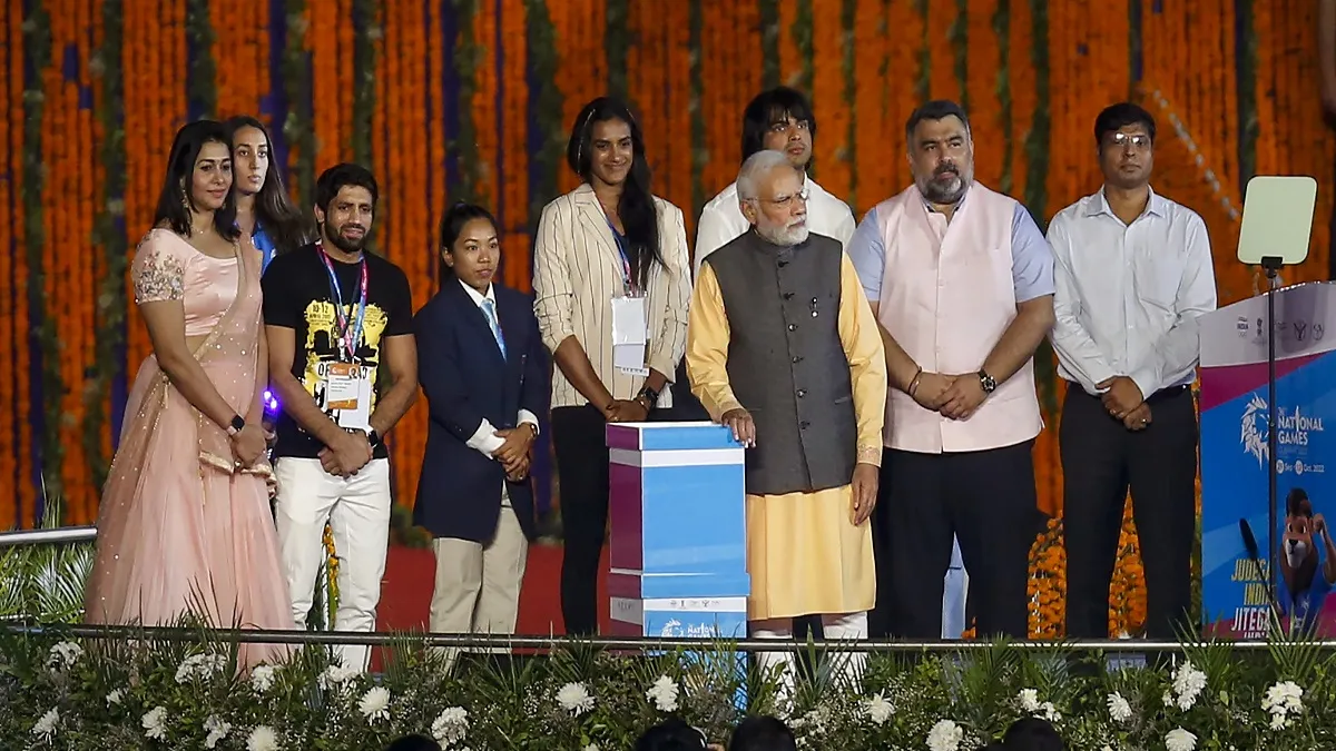 PM Modi with sportspersons - India TV Hindi