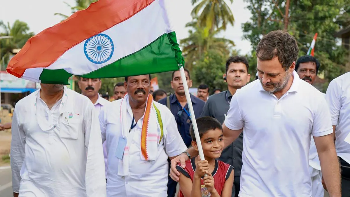 Rahul Gandhi during the ongoing Bharat Jodo Yatra of Congress- India TV Hindi