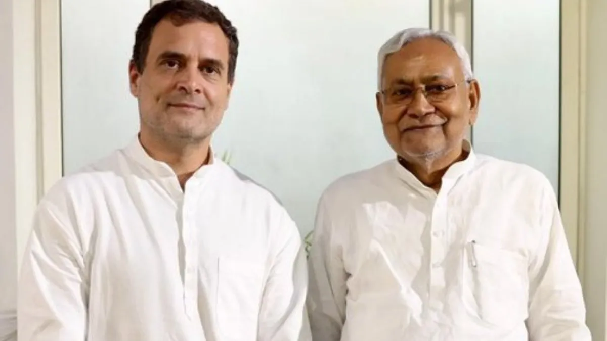 Nitish Kumar And Rahul Gandhi- India TV Hindi