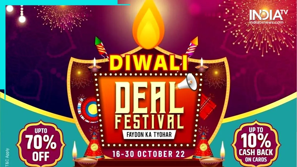 Diwali Sale: इलेक्ट्रॉनिक प्रोडक्ट पर 70% की बंपर छूट- India TV Paisa