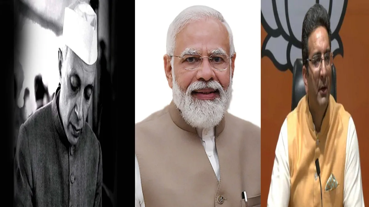 जवाहरलाल नेहरू, नरेंद्र मोदी और गौरव भाटिया- India TV Hindi