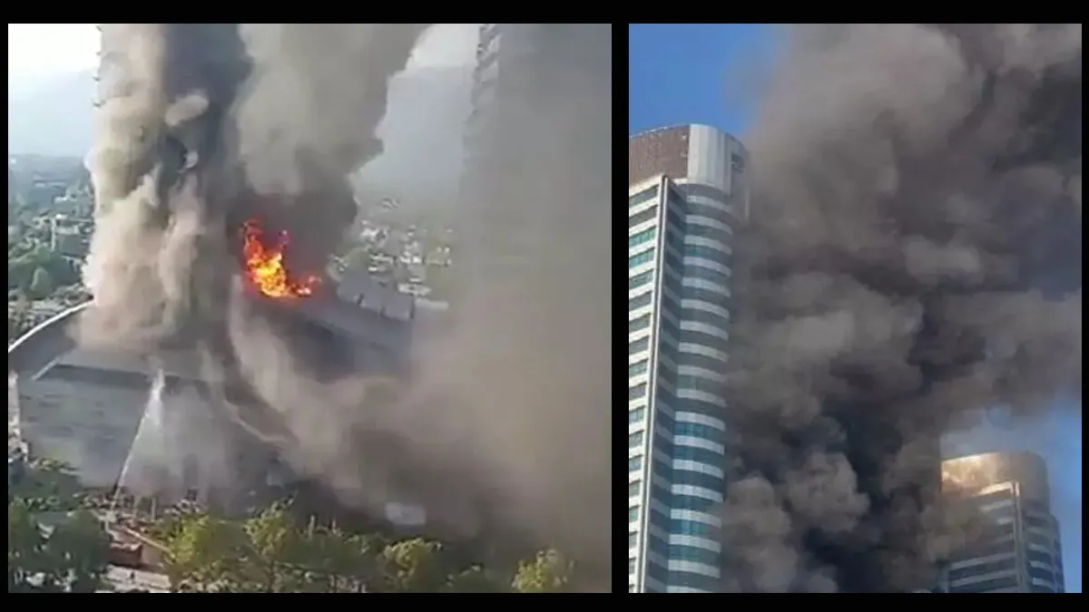 Massive fire breaks out in Islamabad's biggest mall- India TV Hindi