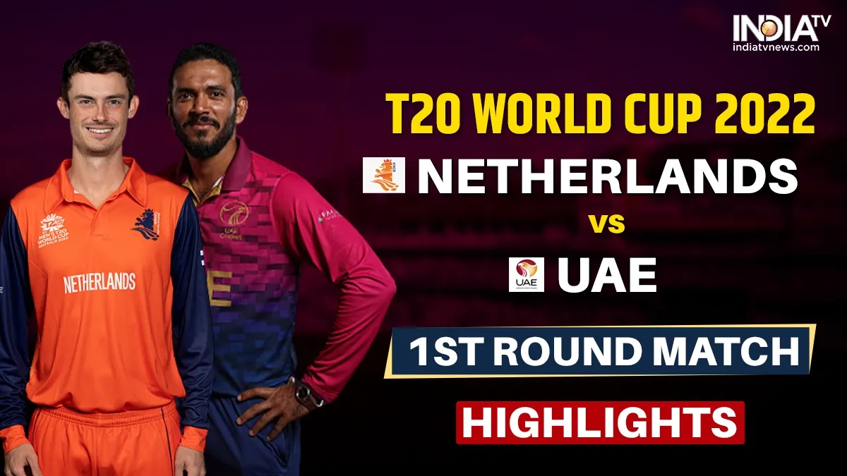 T20 World Cup 2022 UAE vs NED- India TV Hindi