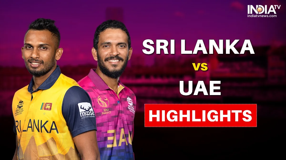 SL vs UAE T20 World Cup- India TV Hindi