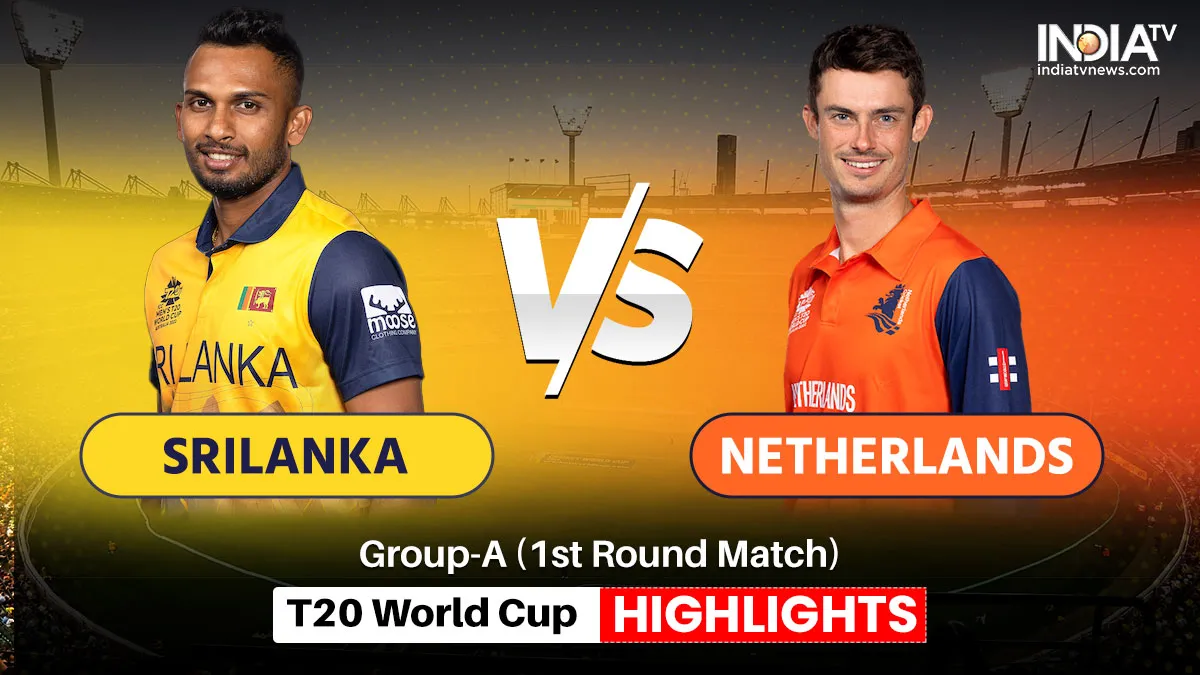 SL vs NED, T20 World Cup, live score- India TV Hindi
