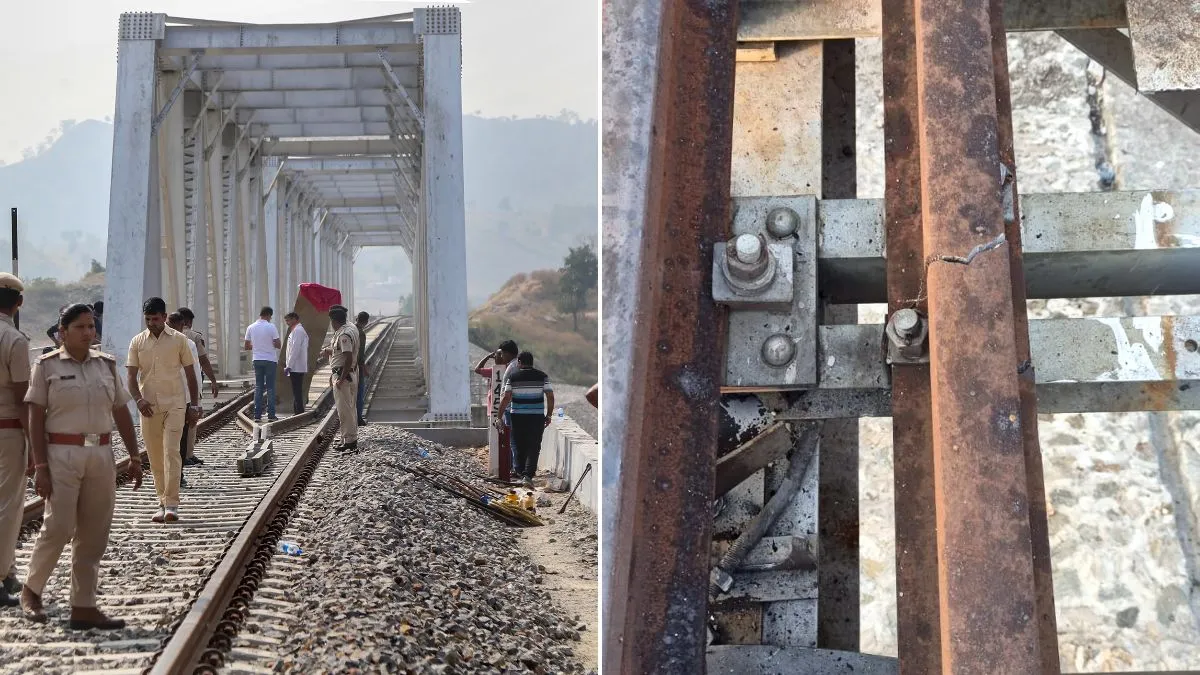 udaipur railway track blast- India TV Hindi