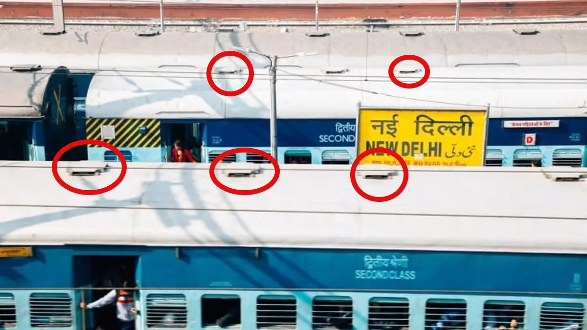 अगर आप उपर से ट्रेन को देखेंगे तो ये गोल ढक्कन आपको जरूर दिखाई देते होंगे। - India TV Hindi