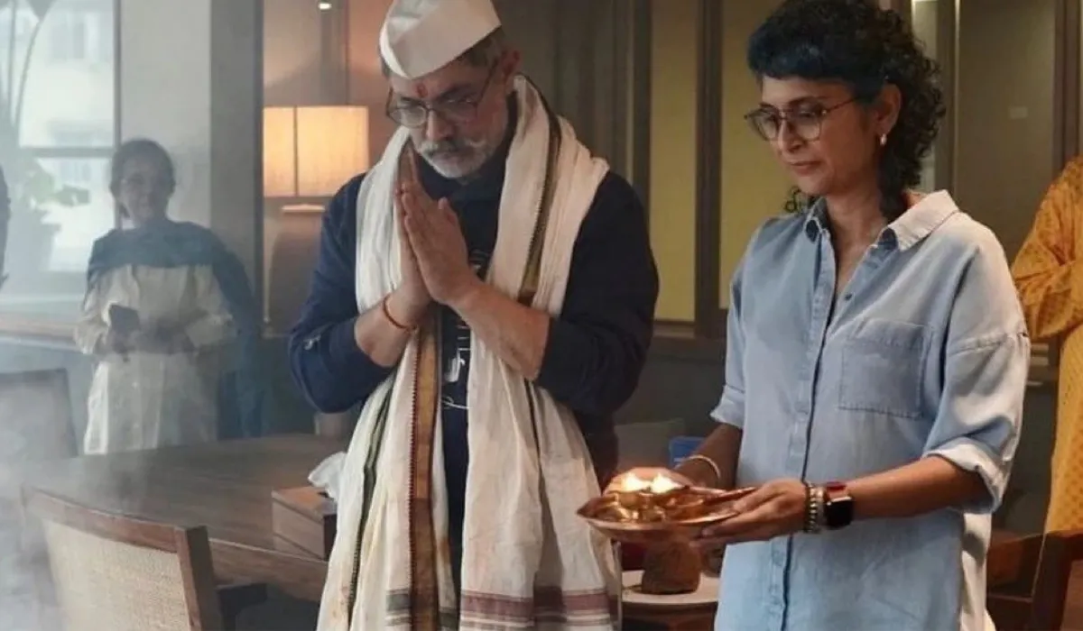 Aamir Khan does Kalash Puja with ex-wife kiran rao- India TV Hindi