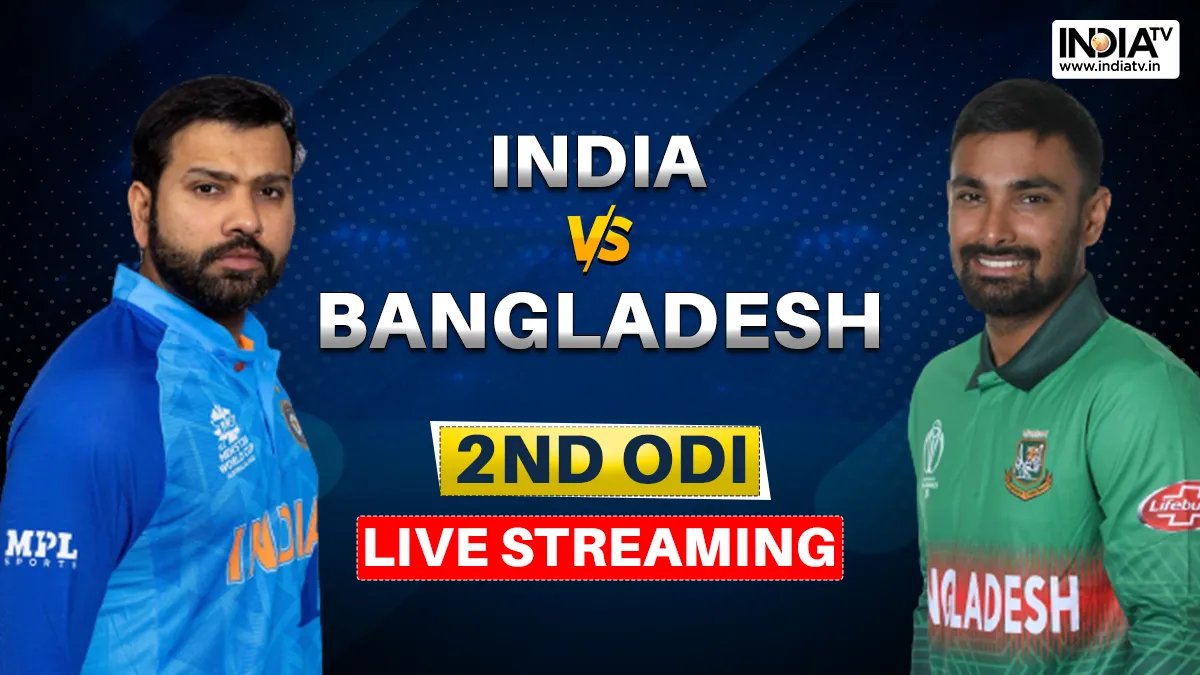 IND vs BAN 2nd ODI Live Streaming- India TV Hindi