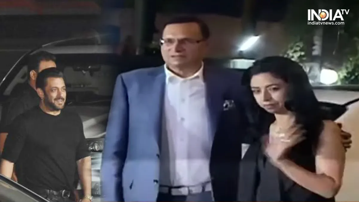 Rajat Sharma and Ritu Dhawan attended Salman Khan birthday- India TV Hindi