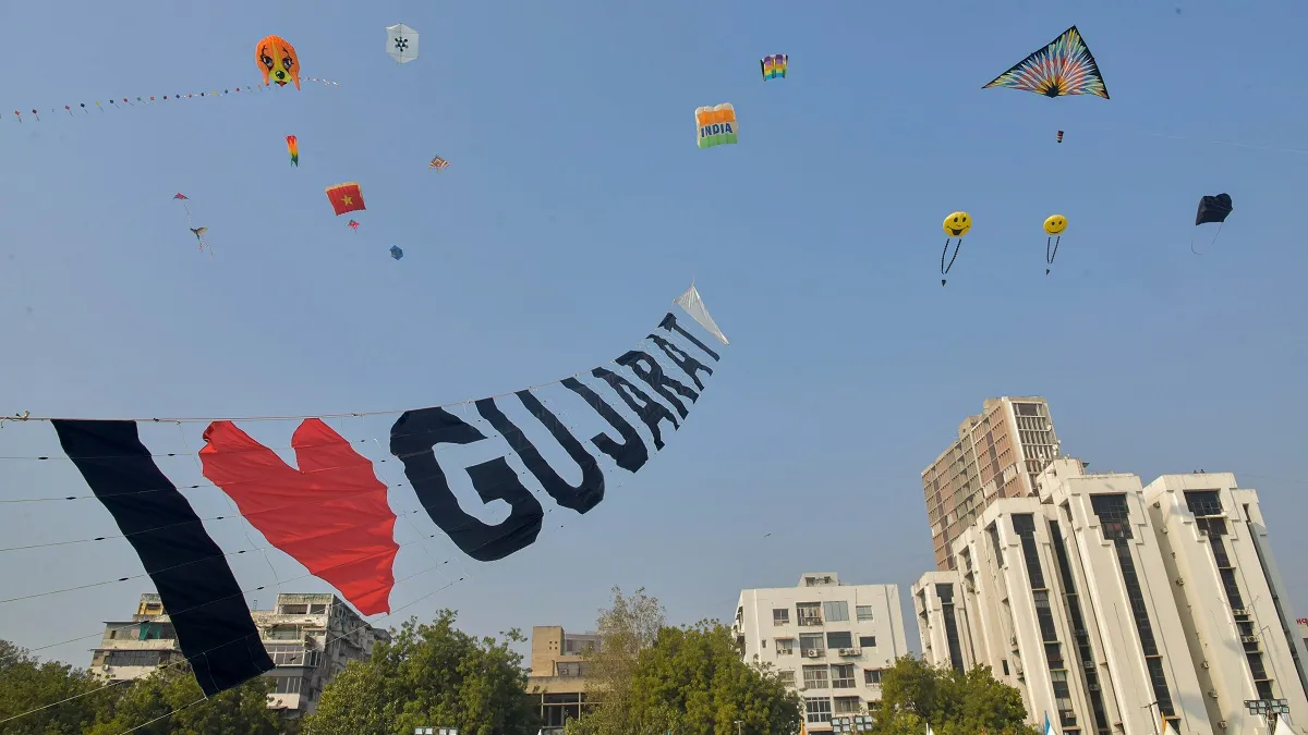 kite festival in gujarat- India TV Hindi