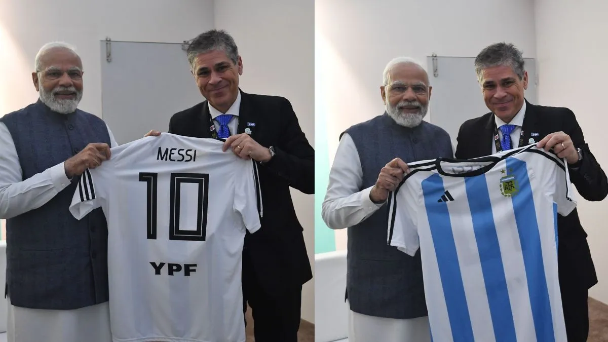 पीएम मोदी और अर्जेटीना के YPF के अध्यक्ष पाब्लो गोंजालेज- India TV Hindi