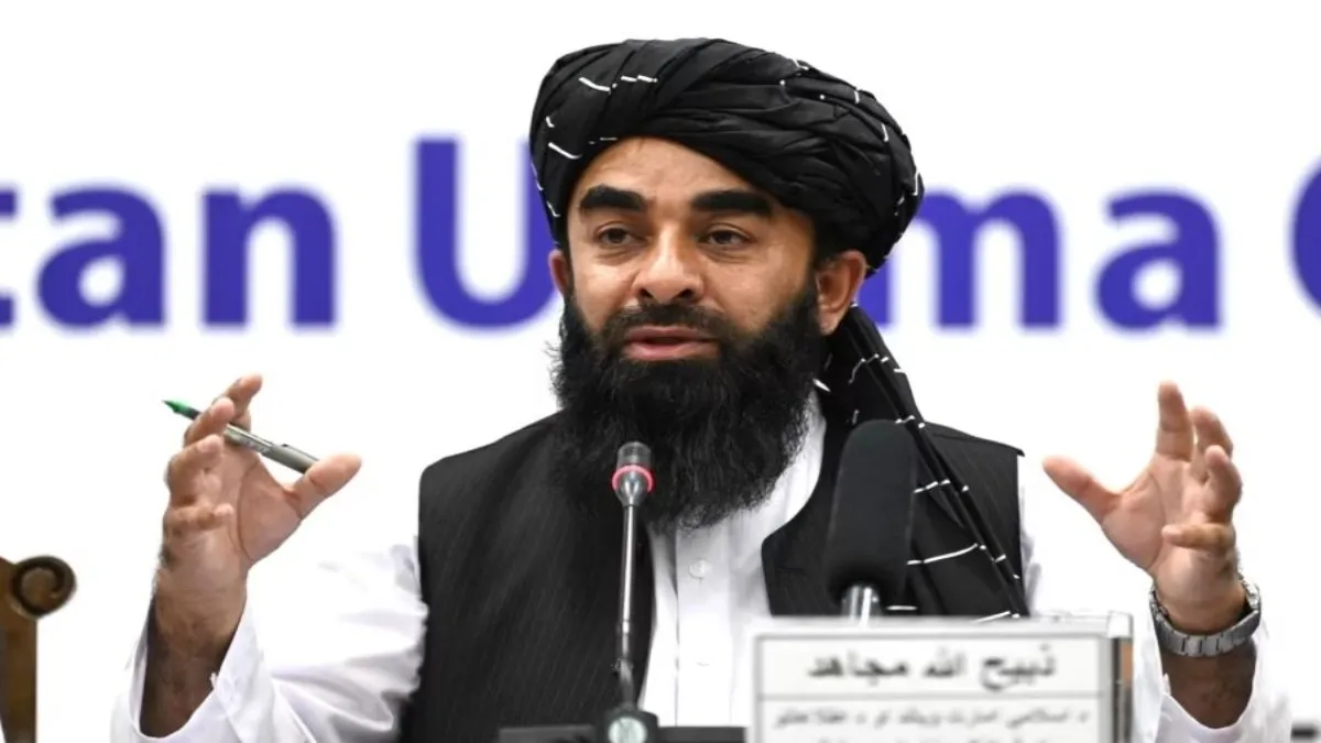 Taliban spokesperson Zabihullah Mujahid.- India TV Hindi