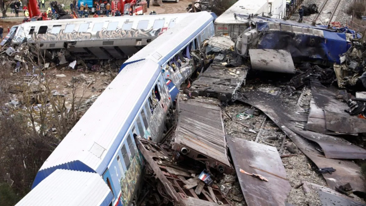 ग्रीस ट्रेन हादसे में 38 लोगों की मौत- India TV Hindi