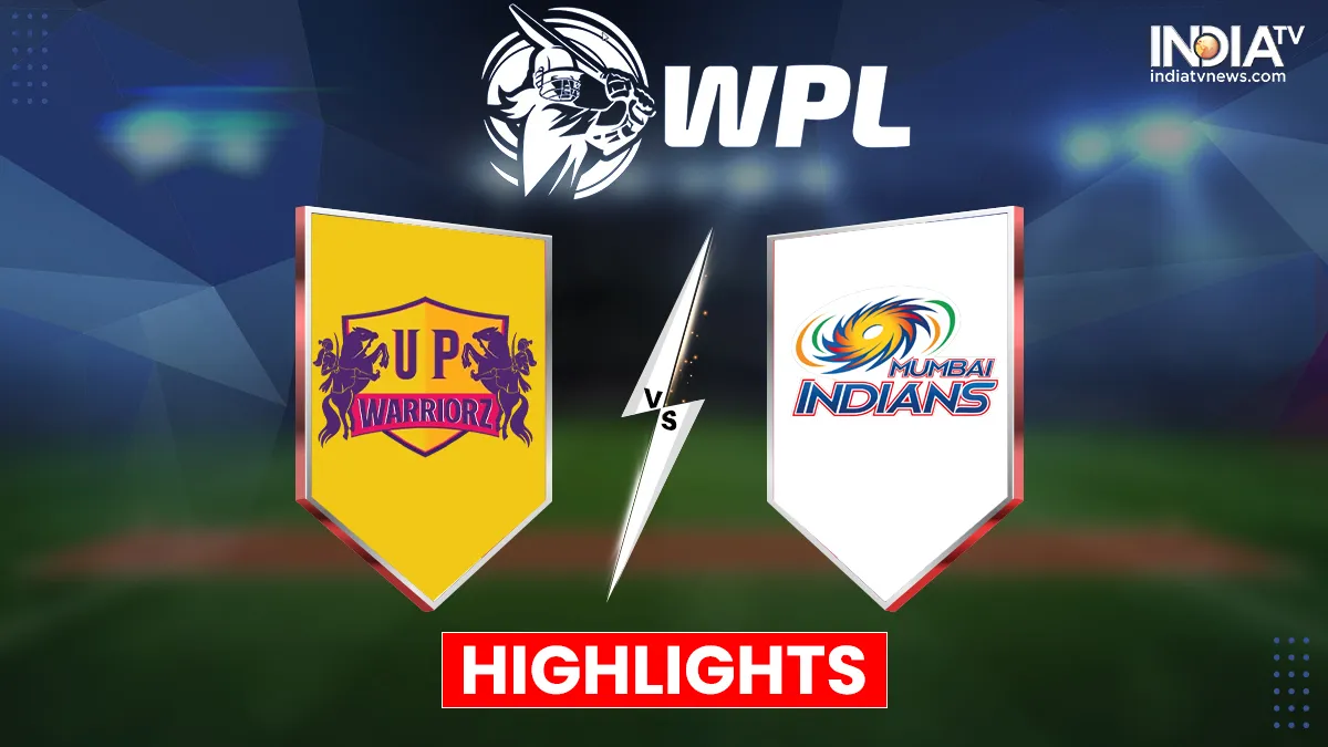 WPL 2023 UP vs MI Highlights- India TV Hindi