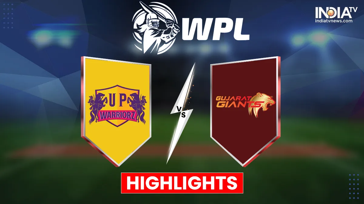 WPL 2023 UPW vs GG Highlights- India TV Hindi