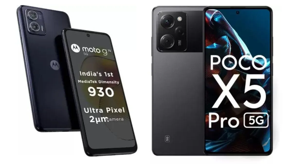 Know about Feature on moto G73 and poco X5 pro- India TV Paisa