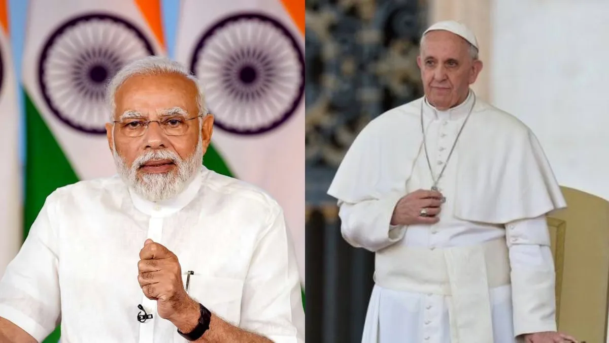 पीएम मोदी और पोप फ्रांसिस- India TV Hindi