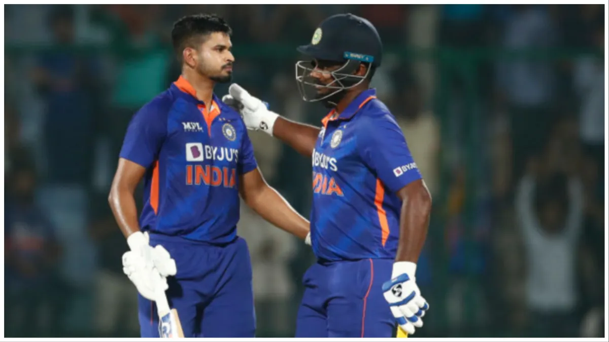 Shreyas Iyer and Sanju Samson - India TV Hindi