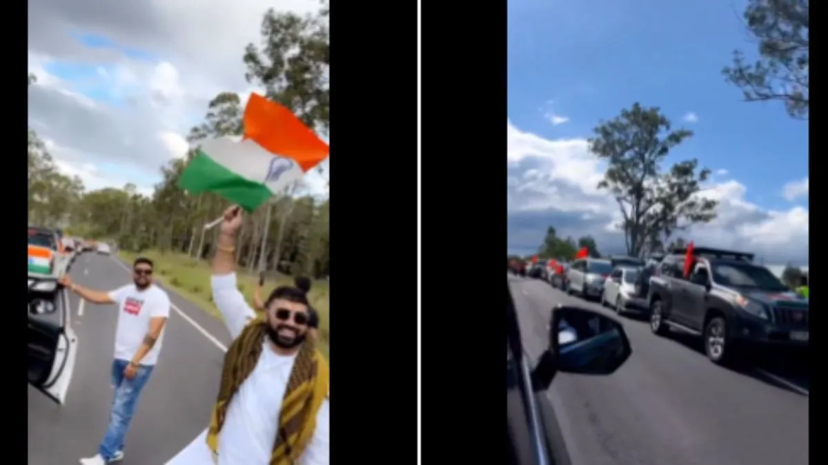 हरियाणवी लड़कों ने ब्रिस्बेन की सड़कों पर दिखाया भारत का जलवा।- India TV Hindi