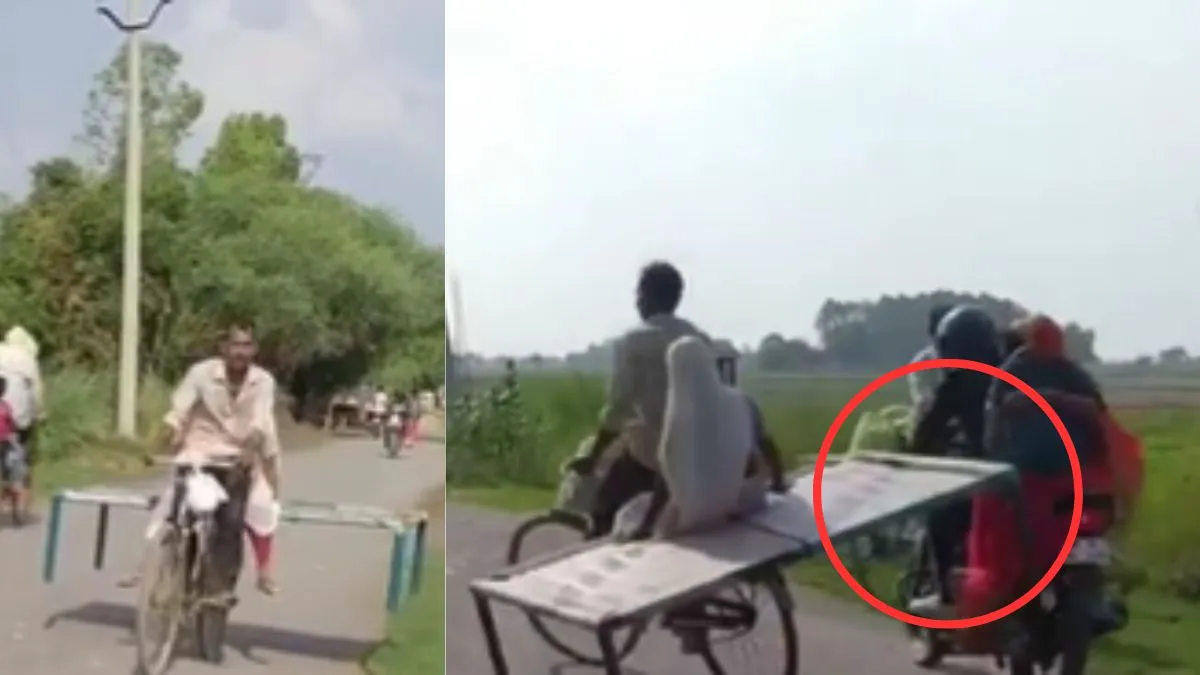 Grandma's video on the cot went viral- India TV Hindi