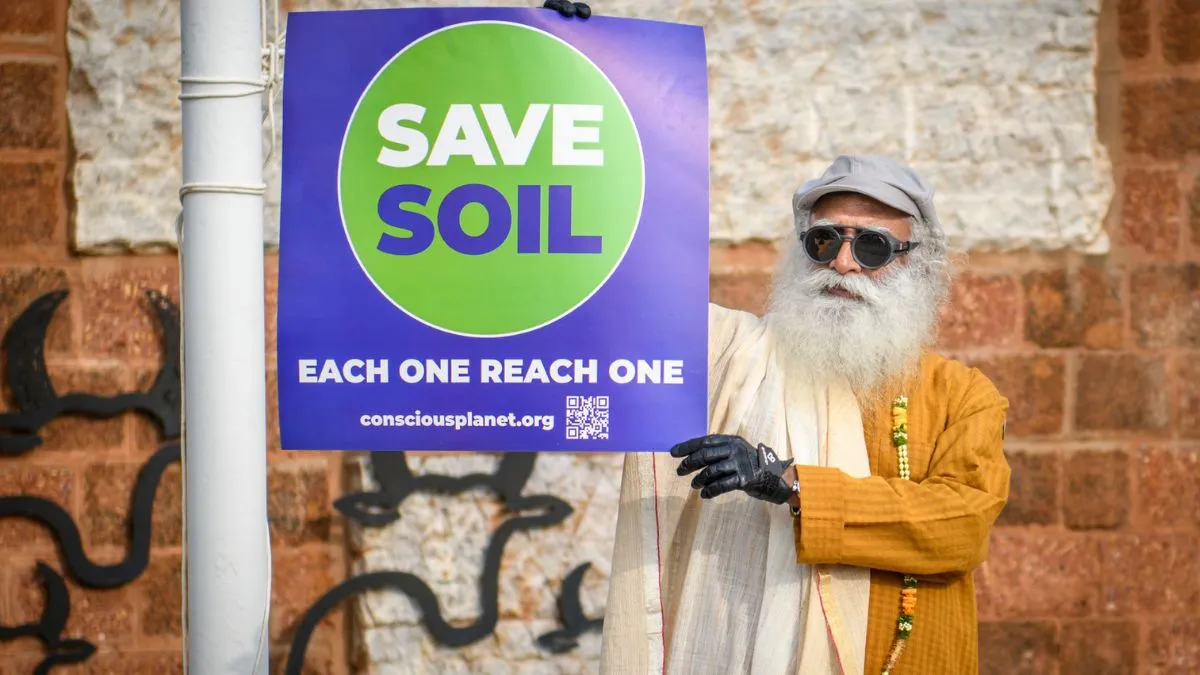 Sadguru, Sadguru save soil, save soil campaign, save soil campaign Sadguru- India TV Hindi