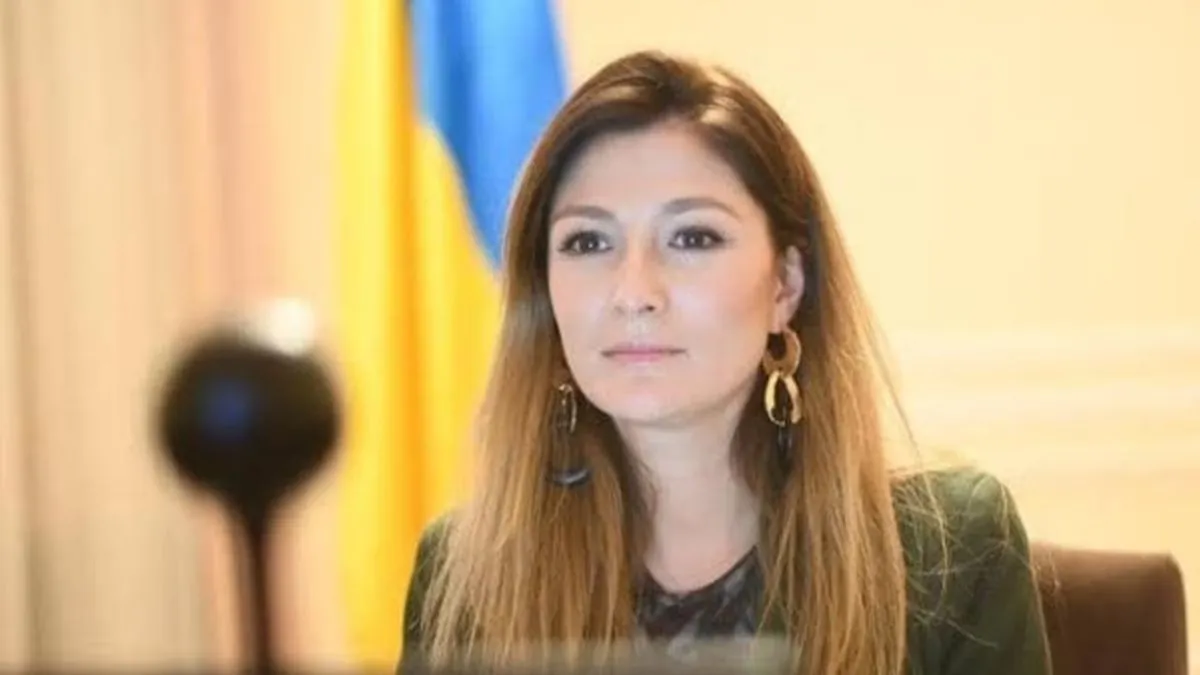 यूक्रेन की प्रथम उप विदेश मंत्री एमिन जापारोवा- India TV Hindi